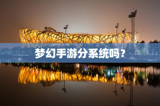 梦幻手游分系统吗？