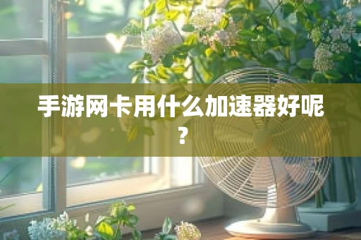 手游网卡用什么加速器好呢？