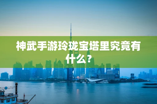 神武手游玲珑宝塔里究竟有什么？