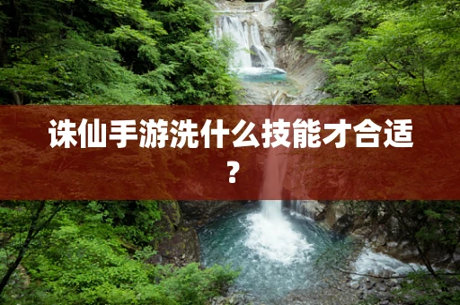 诛仙手游洗什么技能才合适？