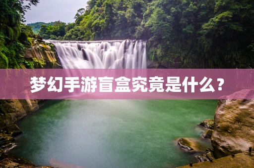 梦幻手游盲盒究竟是什么？