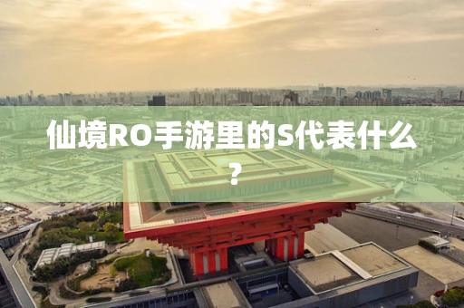 仙境RO手游里的S代表什么？
