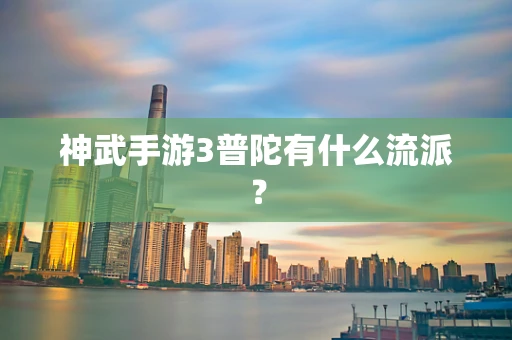 神武手游3普陀有什么流派？
