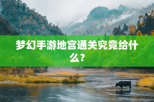 梦幻手游地宫通关究竟给什么？
