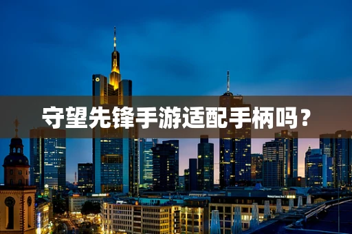 守望先锋手游适配手柄吗？