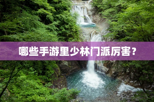 哪些手游里少林门派厉害？
