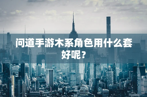 问道手游木系角色用什么套好呢？
