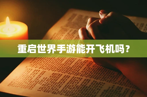 重启世界手游能开飞机吗？