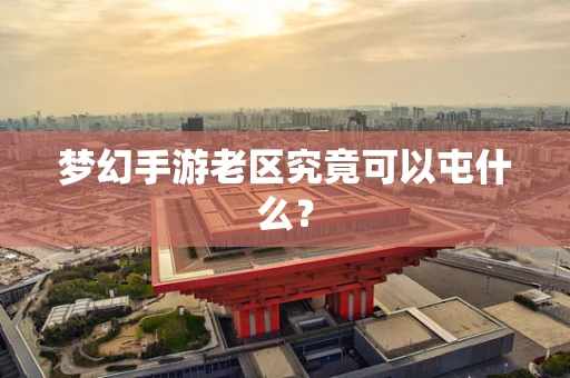 梦幻手游老区究竟可以屯什么？