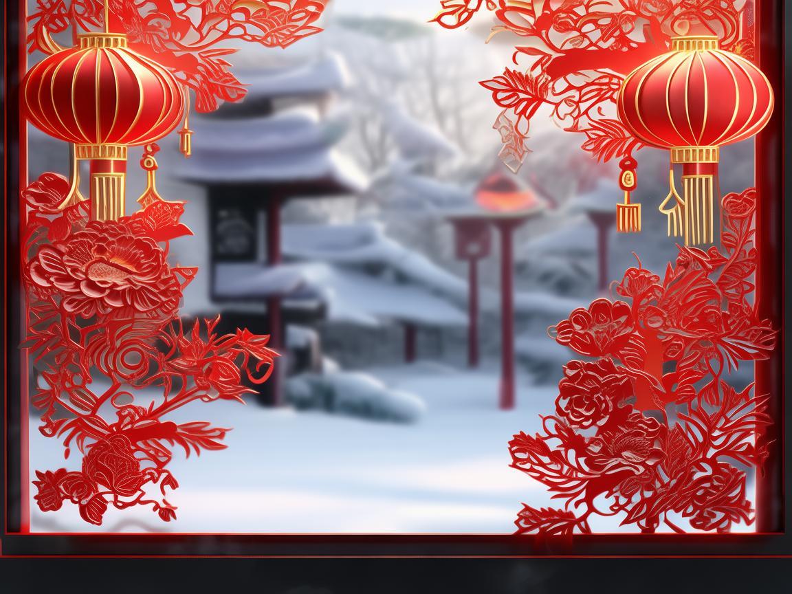 春节剪纸皮肤的手游存在吗？